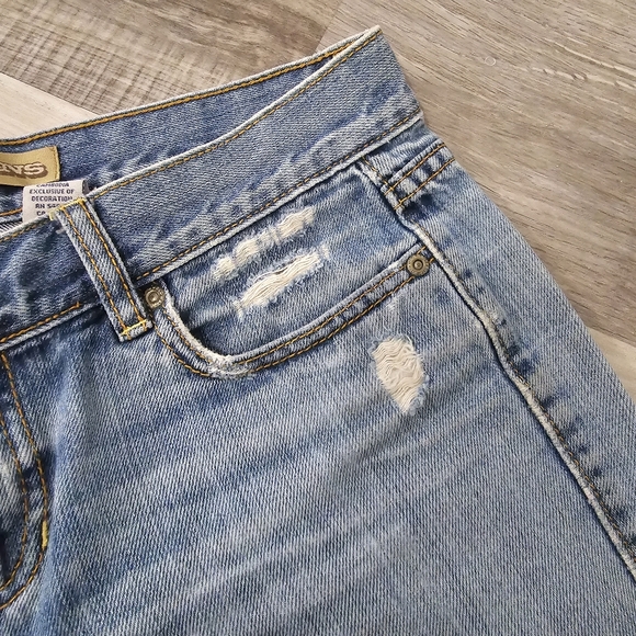 Old Navy Ultra Low Waist Denim Shorts (size 4) - Picture 3 of 12